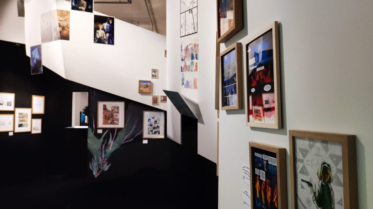 Exposition Delcourt à la Cité internationale de la bande dessinée d'Angoulême : 40 ans de Delcourt (crédit photo : Damien Canteau / Comixtrip)
