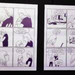 Exposition LGBTQcomics lettres d'amour à la bande dessinée à la Cité internationale de la BD d'Angoulême (Crédit photo : Comixtrip / Damien Canteau) - Irène Le Roy Ladurie, Jean-Paul Jennequin, Bastien Pépin