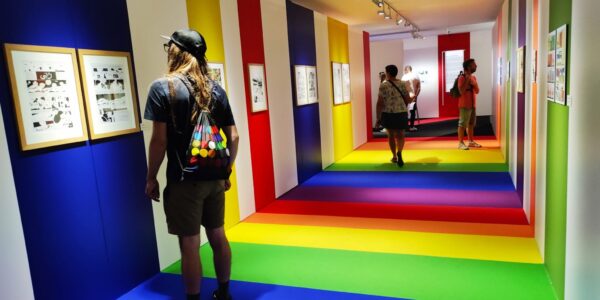 Exposition LGBTQcomics lettres d'amour à la bande dessinée à la Cité internationale de la BD d'Angoulême (Crédit photo : Comixtrip / Damien Canteau) - Irène Le Roy Ladurie, Jean-Paul Jennequin, Bastien Pépin
