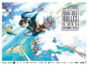 Affiche Quai des bulles 2026 par Tony Valente