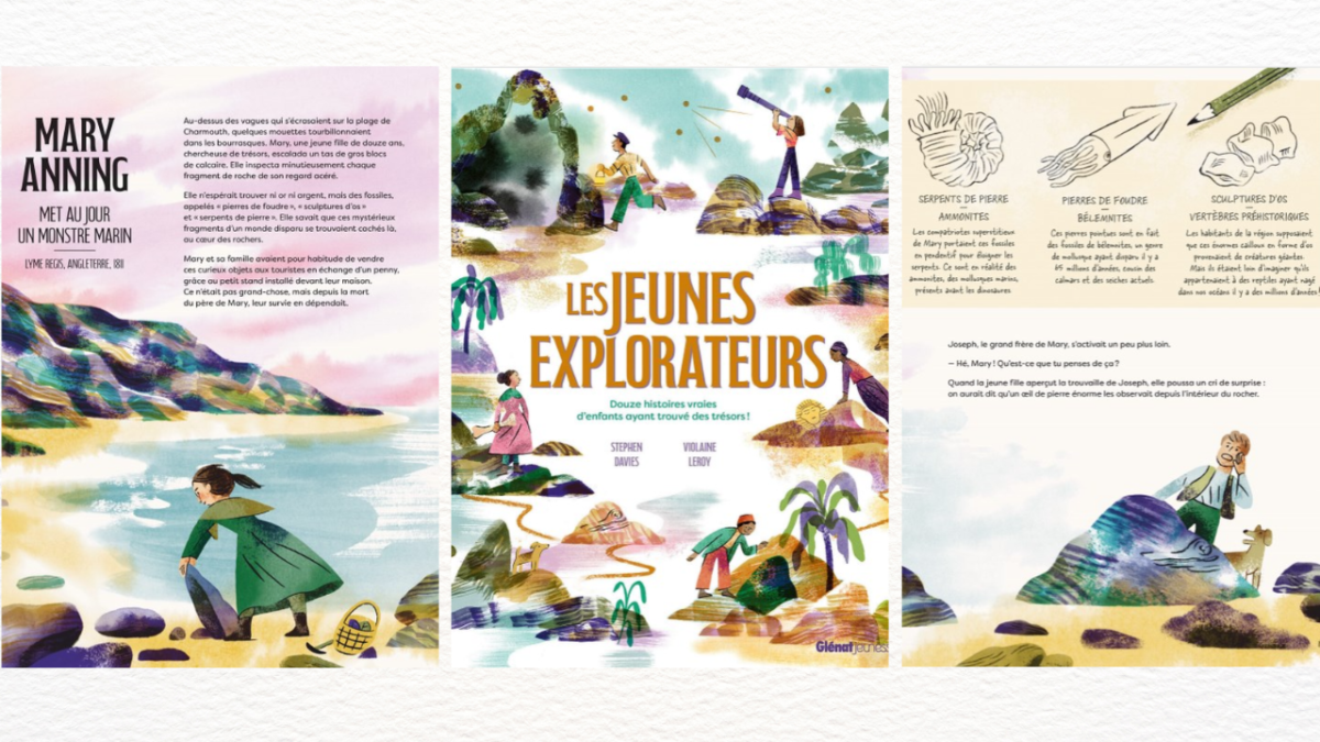 Les jeunes explorateurs - Stephen Davies et Violaine Leroy - Glénat jeunesse