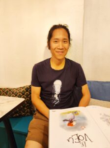 Interview de Virapheuille pour la bande dessinée Le vœu (éditions de la Gouttière) - Crédit photo : damien canteau /comixtrip