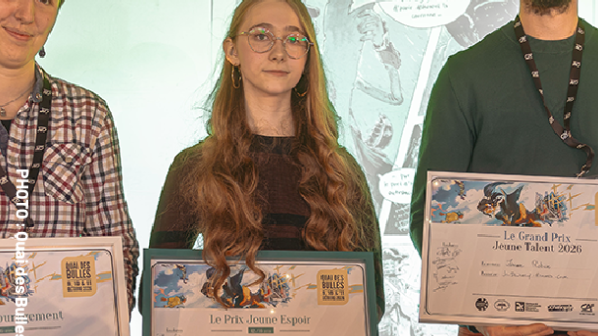 Ludmilla Selliez Prix Jeune Espoir 12-16 ans Prix jeune talent quai des bulles 2026