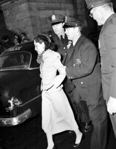 Image of Lolita Lebrón's 1954 arrest at the Congress, Washington D.C. Moved from English Wikipedia.