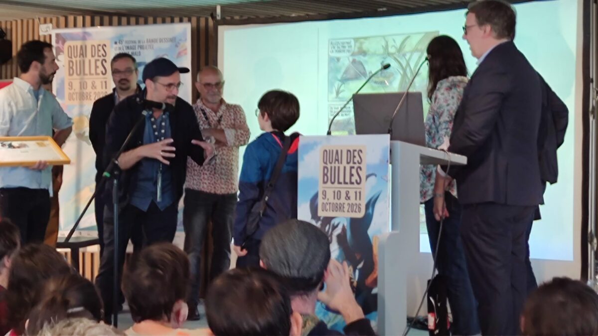 Concours Jeunes talents Quai des Bulles 2026 - Lucien Cucheval (crédit photo : Comixtrip / Claire Karius)