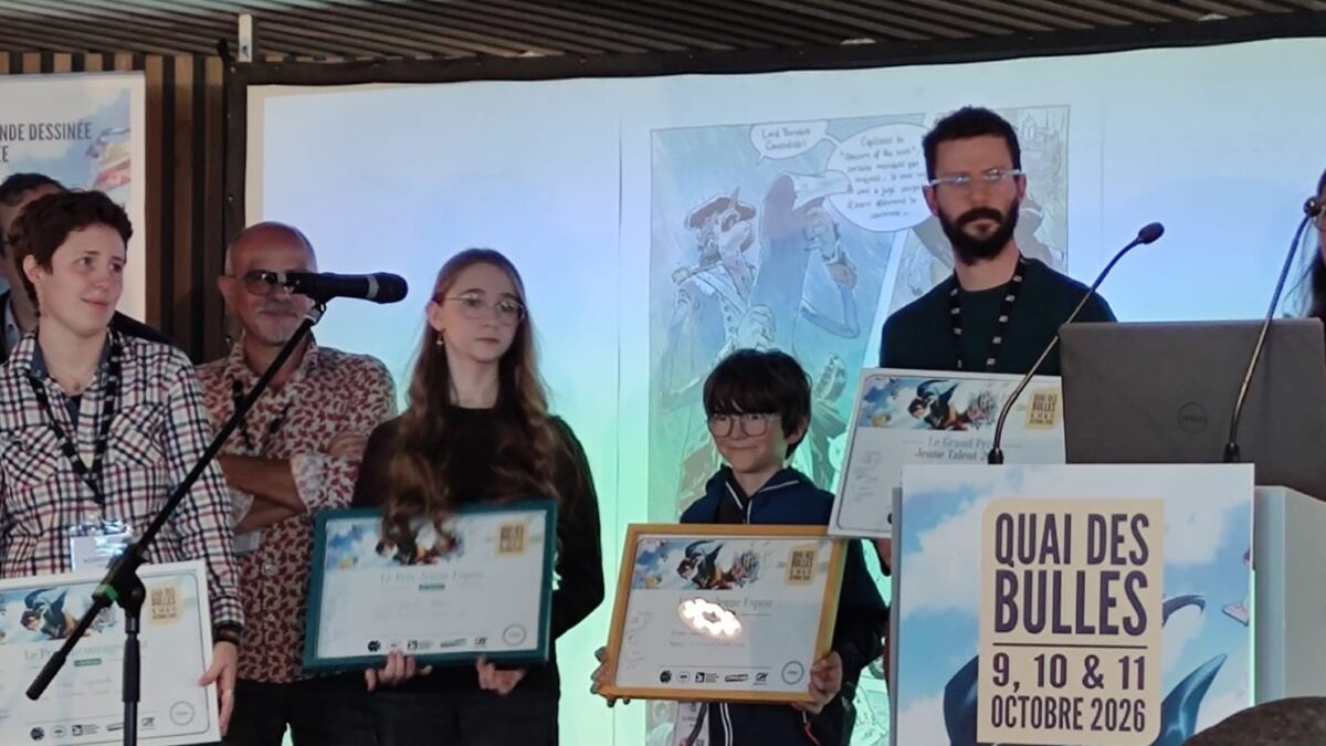 Concours Jeunes talents Quai des Bulles 2026 - Les lauréats et lauréates (crédit photo : Comixtrip / Claire Karius)