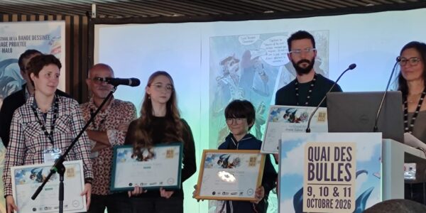 Concours Jeunes talents Quai des Bulles 2026 - Les lauréats et lauréates (crédit photo : Comixtrip / Claire Karius)
