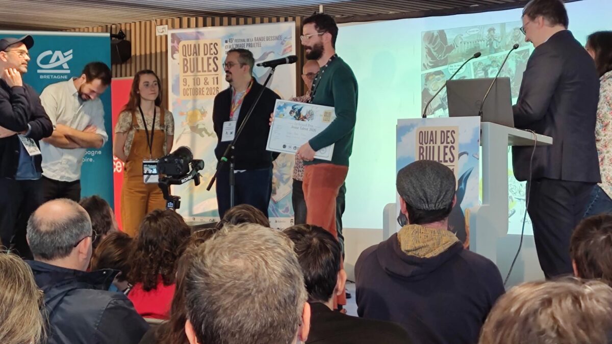 Concours Jeunes talents Quai des Bulles 2026 - Simon Robin (crédit photo : Comixtrip / Claire Karius)