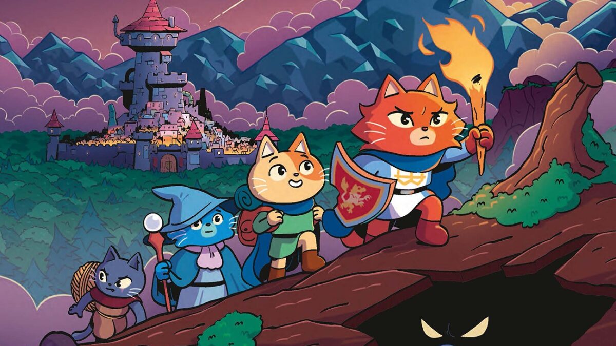 Donjons et chatons tome 1 de Karim Friha d'après l'oeuvre de Clément de Ruyter et Mélanie Duval (Gallimard BD)