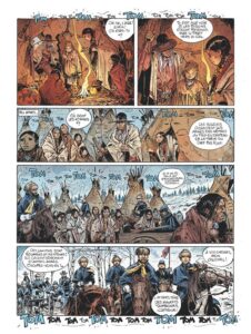 Lee Horn, le fantôme de Wounded Knee de Philippe Thirault et Gilles Mezzomo (éditions Glénat)