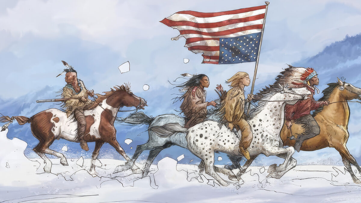 Lee Horn, le fantôme de Wounded Knee de Philippe Thirault et Gilles Mezzomo (éditions Glénat)