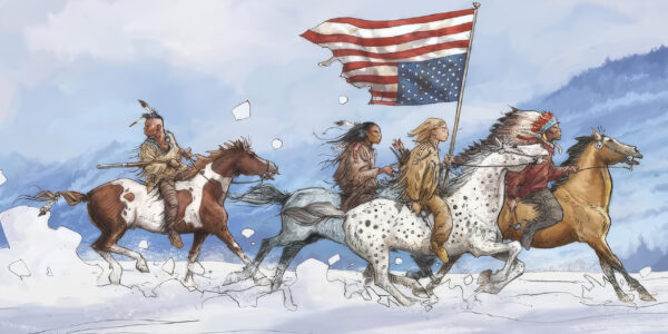 Lee Horn, le fantôme de Wounded Knee de Philippe Thirault et Gilles Mezzomo (éditions Glénat)